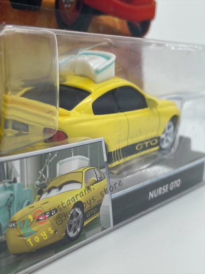 DISNEY PIXAR CARS "NURSE GTO" RESCUE SQUAD MATER SERIES - Cars Toon - BNIP