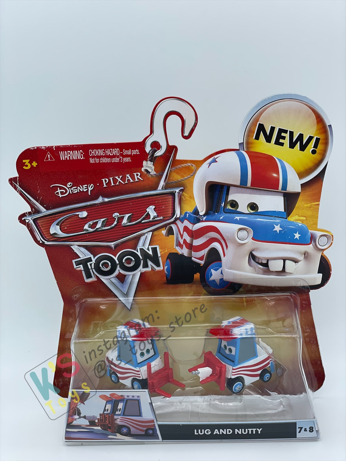 DISNEY PIXAR CARS "LUG & NUTTY" MATER THE GREATER SERIES - Cars Toon - BNIP