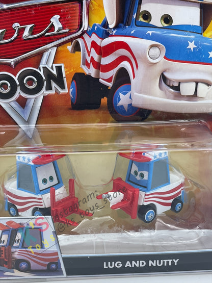 DISNEY PIXAR CARS "LUG & NUTTY" MATER THE GREATER SERIES - Cars Toon - BNIP