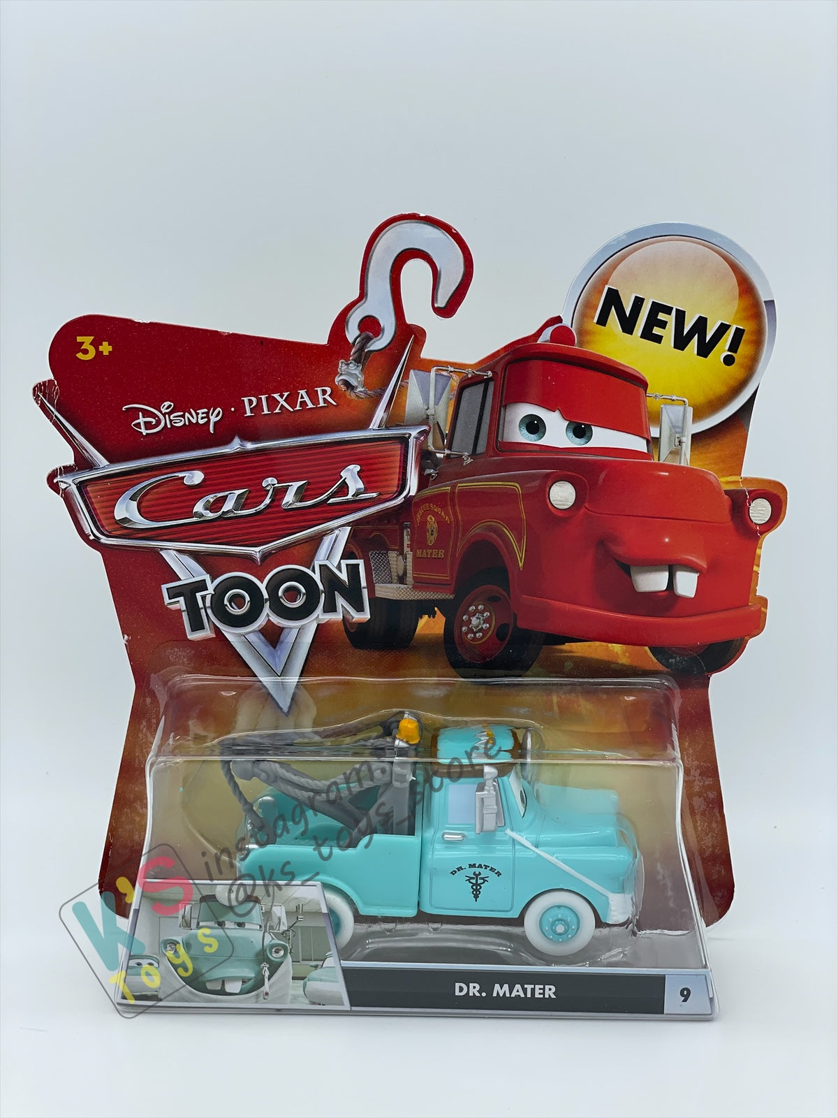 DISNEY PIXAR CARS "DR. MATER" RESCUE SQUAD MATER SERIES - Cars Toon - BNIP