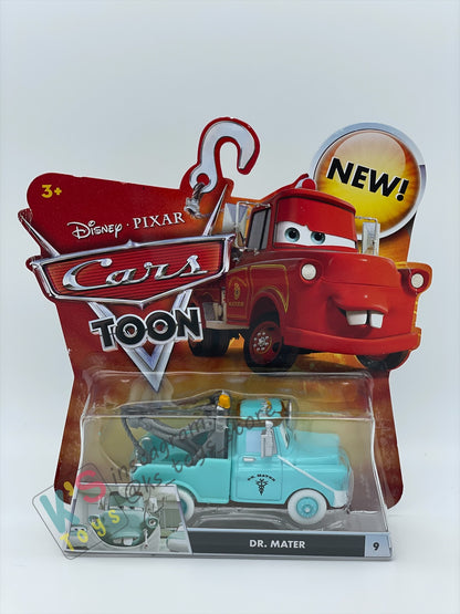 DISNEY PIXAR CARS "DR. MATER" RESCUE SQUAD MATER SERIES - Cars Toon - BNIP