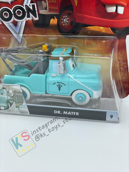 DISNEY PIXAR CARS "DR. MATER" RESCUE SQUAD MATER SERIES - Cars Toon - BNIP