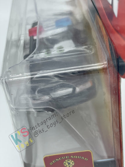 DISNEY PIXAR CARS "RESCUE SQUAD TROOPER" RESCUE SQUAD MATER SERIES - Cars Toon - BNIP