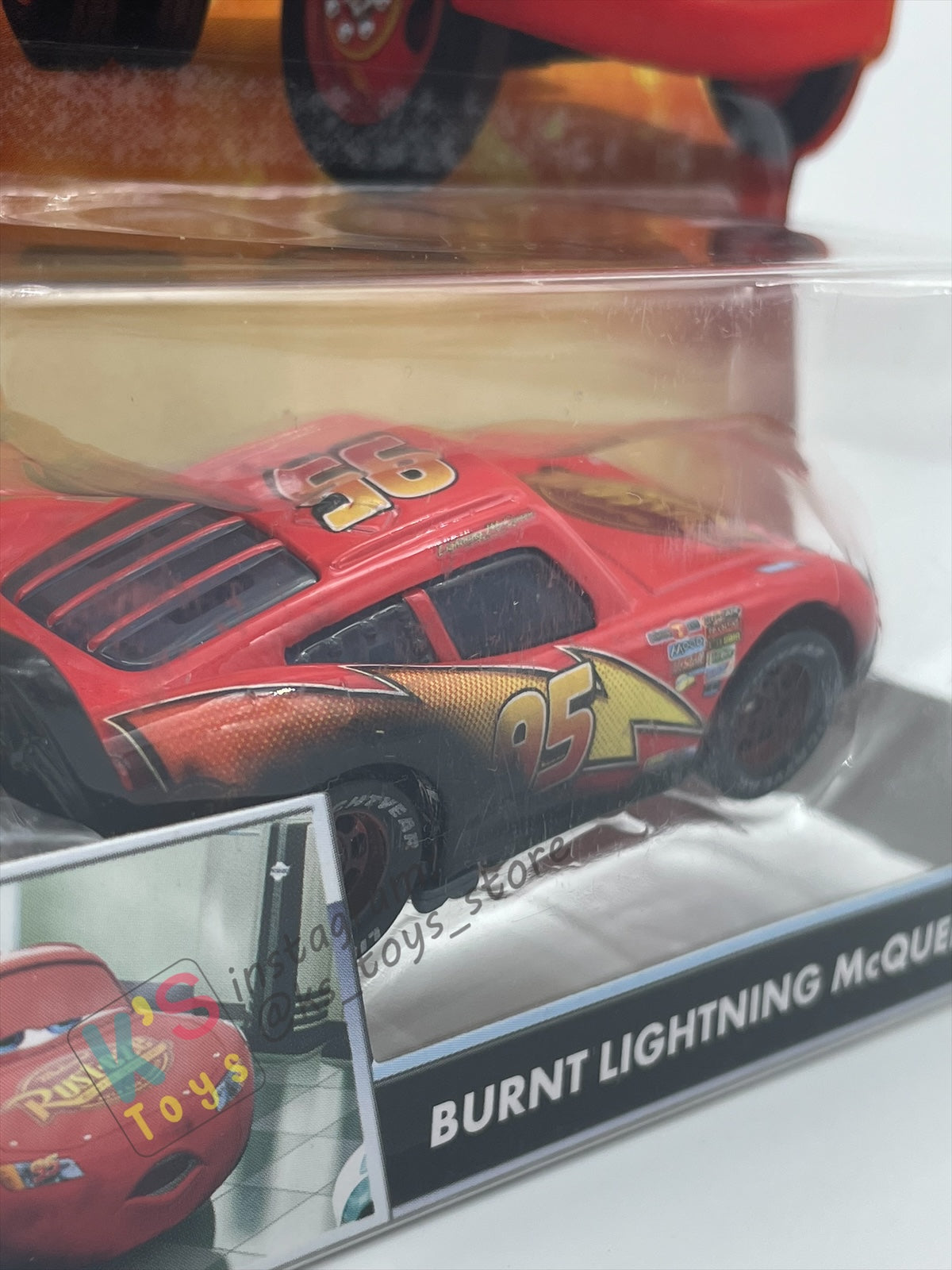 DISNEY PIXAR CARS "BURNT LIGHTNING MCQUEEN" RESCUE SQUAD MATER SERIES - Cars Toon - BNIP