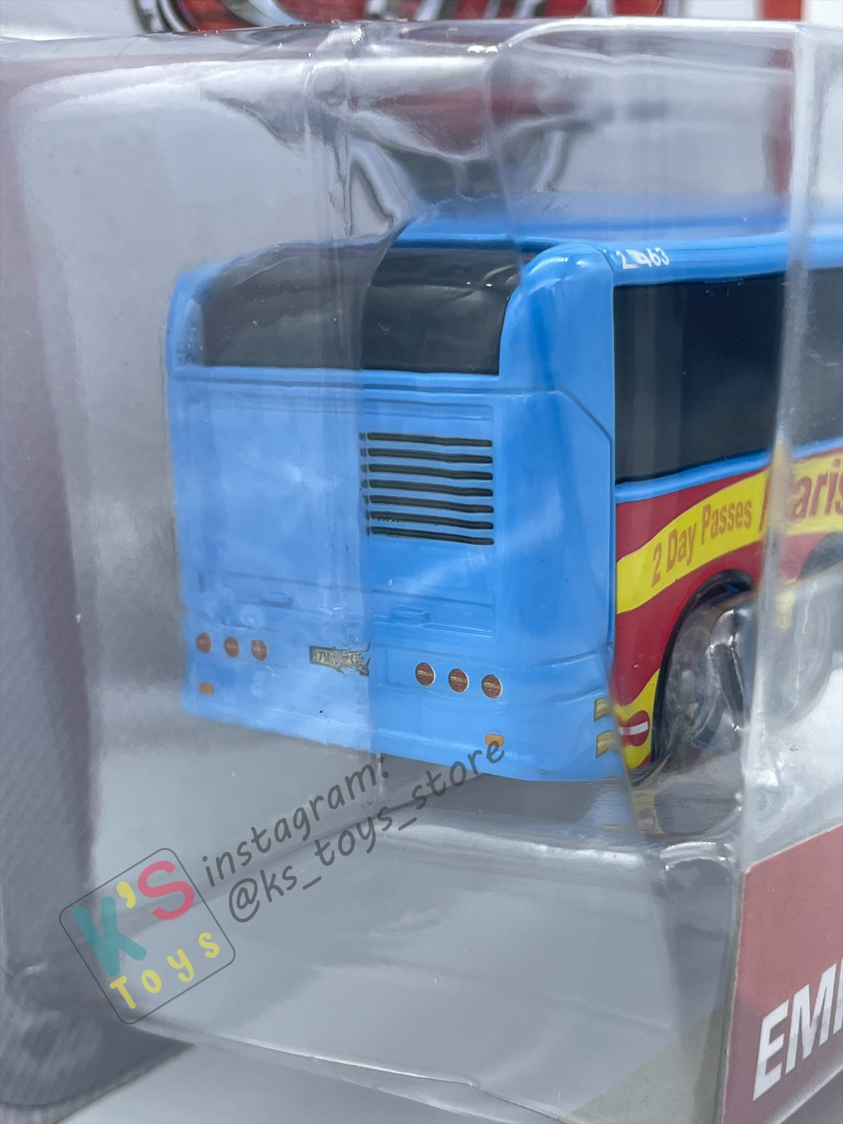 DELUXE DISNEY PIXAR CARS BY MATTEL, "EMMANUEL" PARIS TOUR SERIES - BNIP