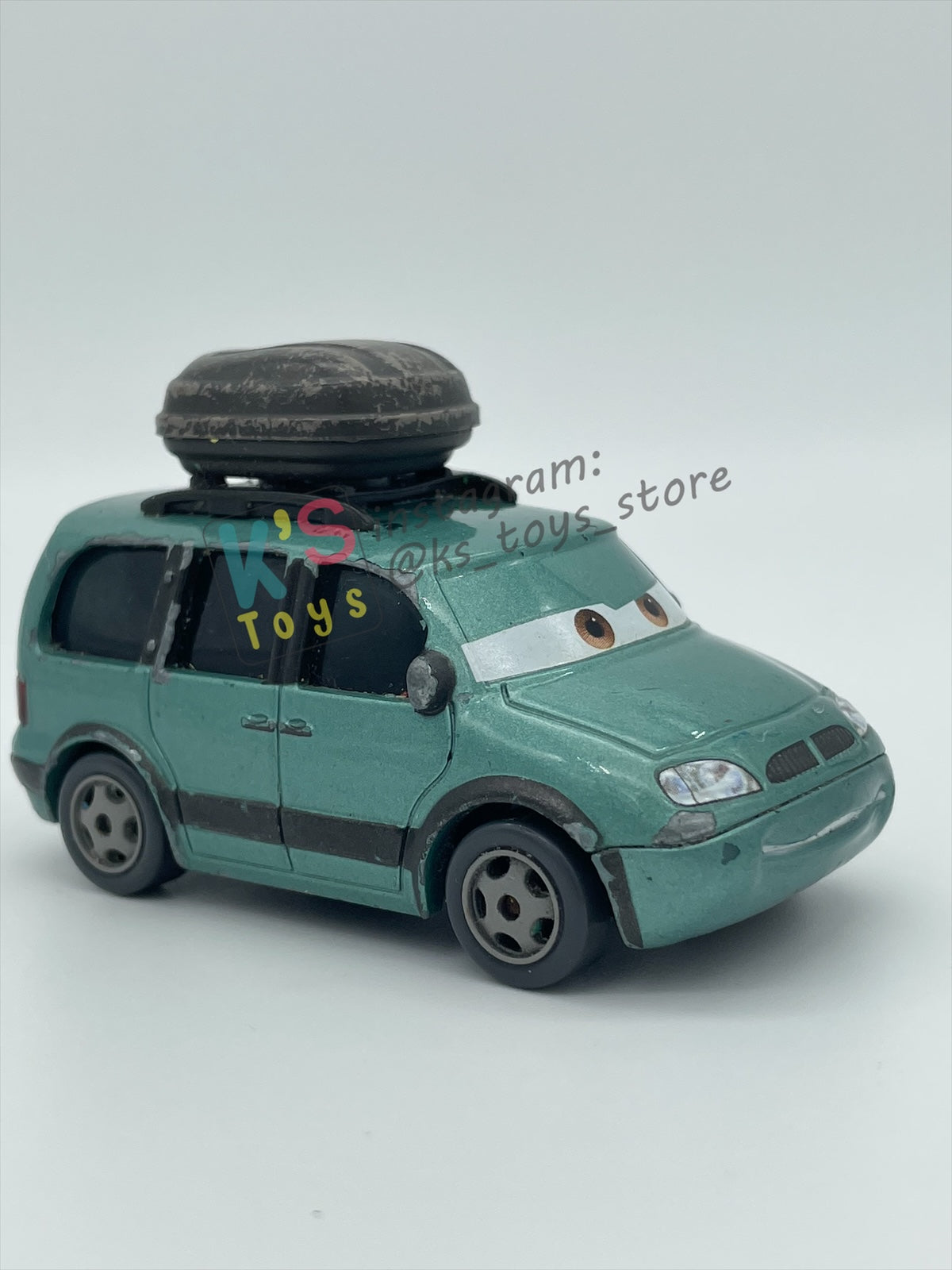 PRE-OWNED / LOOSE DISNEY PIXAR CARS BY MATTEL - "VAN" - PLAYED WITH CONDITION - READ DESCRIPTION!!!!!!!!!!!