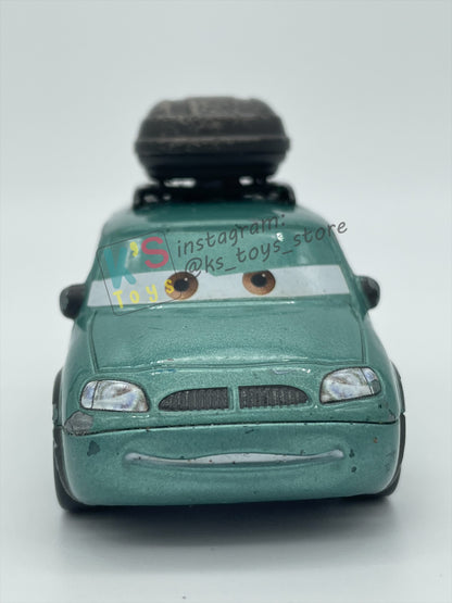 PRE-OWNED / LOOSE DISNEY PIXAR CARS BY MATTEL - "VAN" - PLAYED WITH CONDITION - READ DESCRIPTION!!!!!!!!!!!