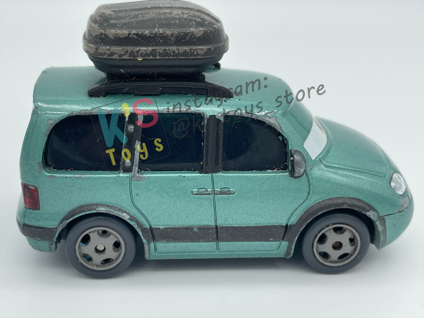 PRE-OWNED / LOOSE DISNEY PIXAR CARS BY MATTEL - "VAN" - PLAYED WITH CONDITION - READ DESCRIPTION!!!!!!!!!!!