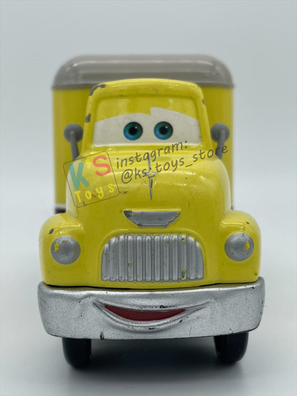 PRE-OWNED / LOOSE DISNEY PIXAR CARS BY MATTEL - "DUSTIN MELLOWS" - PLAYED WITH CONDITION - READ DESCRIPTION!!!!!!!!!!!