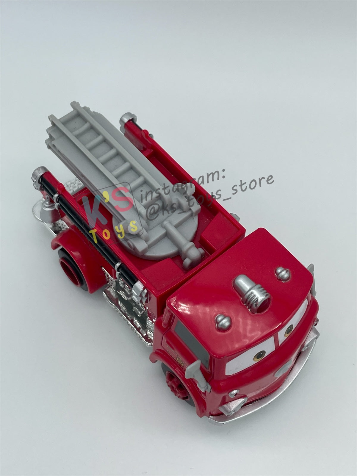 PRE-OWNED / LOOSE DISNEY PIXAR CARS BY MATTEL - "RED" - CARS SERIES - NEAR MINT CONDITION - READ DESCRIPTION!!!!!!!!!!!