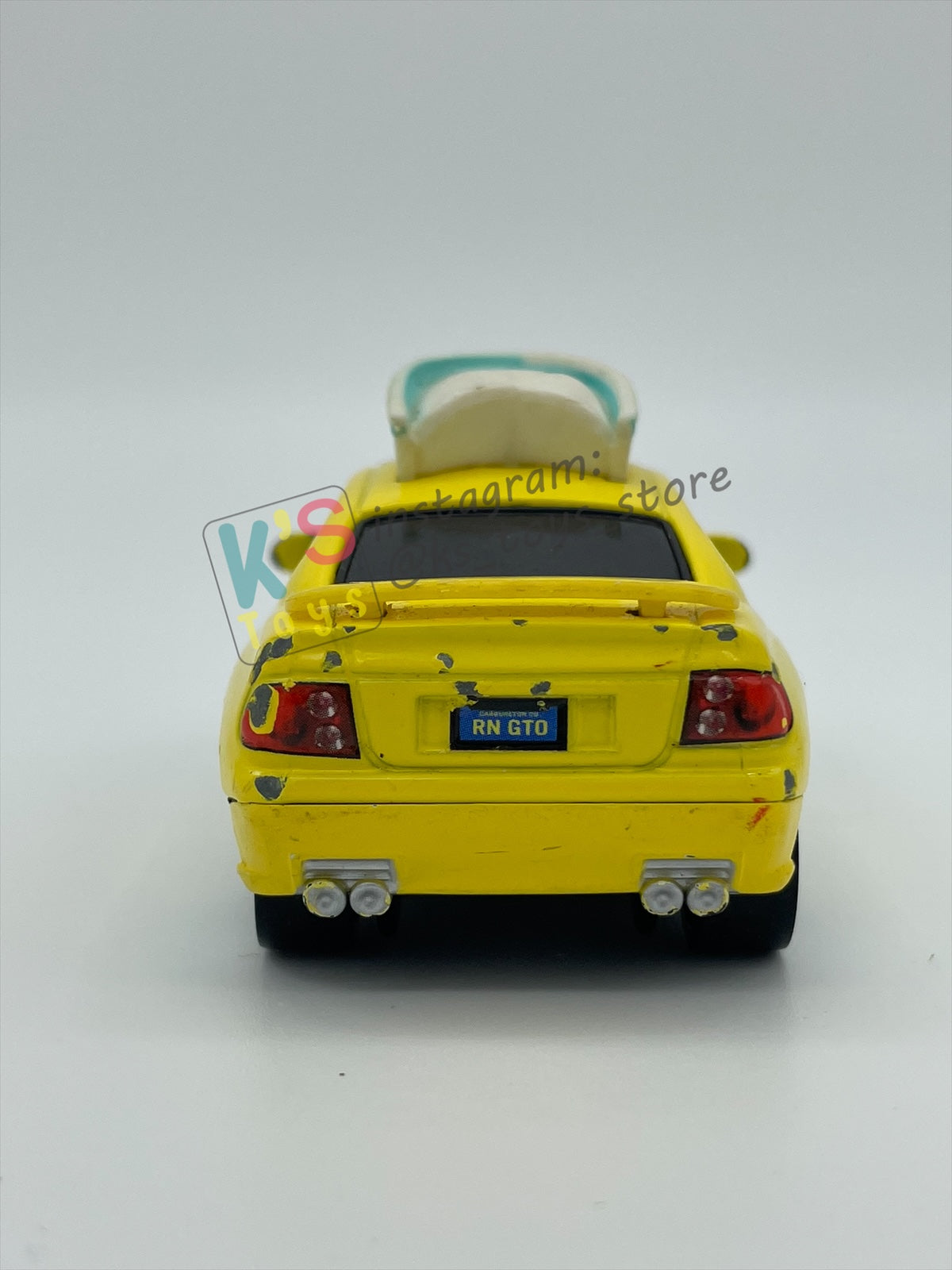 PRE-OWNED / LOOSE DISNEY PIXAR CARS BY MATTEL - "NURSE GTO" - PLAYED WITH CONDITION - READ DESCRIPTION!!!!!!!!!!!