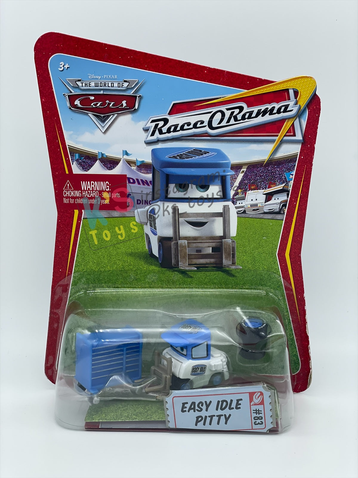 Rare Disney Pixar Cars 1:55 by Mattel, Easy Idle Pitty - Cars 1 Race Orama Series - BNIP
