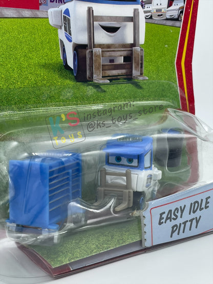 Rare Disney Pixar Cars 1:55 by Mattel, Easy Idle Pitty - Cars 1 Race Orama Series - BNIP