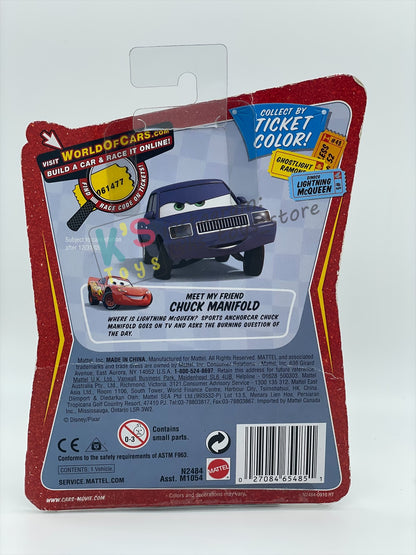 DISNEY PIXAR CARS 1:55 BY MATTEL, NITROADE PITTY - RACE ORAMA SERIES - BNIP