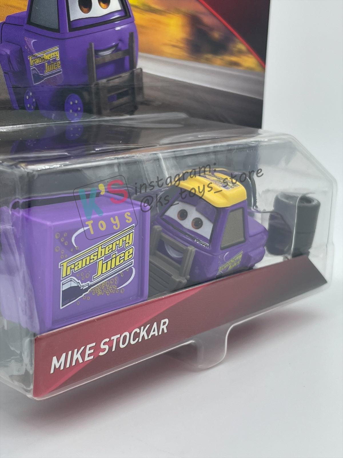 DISNEY PIXAR CARS 1:55  BY MATTEL, MIKE STOCKAR - DINOCO 400 - BNIP