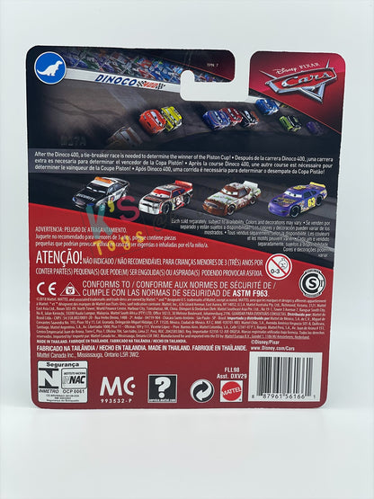 DISNEY PIXAR CARS 1:55  BY MATTEL, MIKE STOCKAR - DINOCO 400 - BNIP