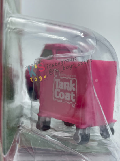 DISNEY PIXAR CARS 1:55 BY MATTEL, JERRY DRIVECHAIN TANK COAT PITTY - RACE ORAMA - BNIP