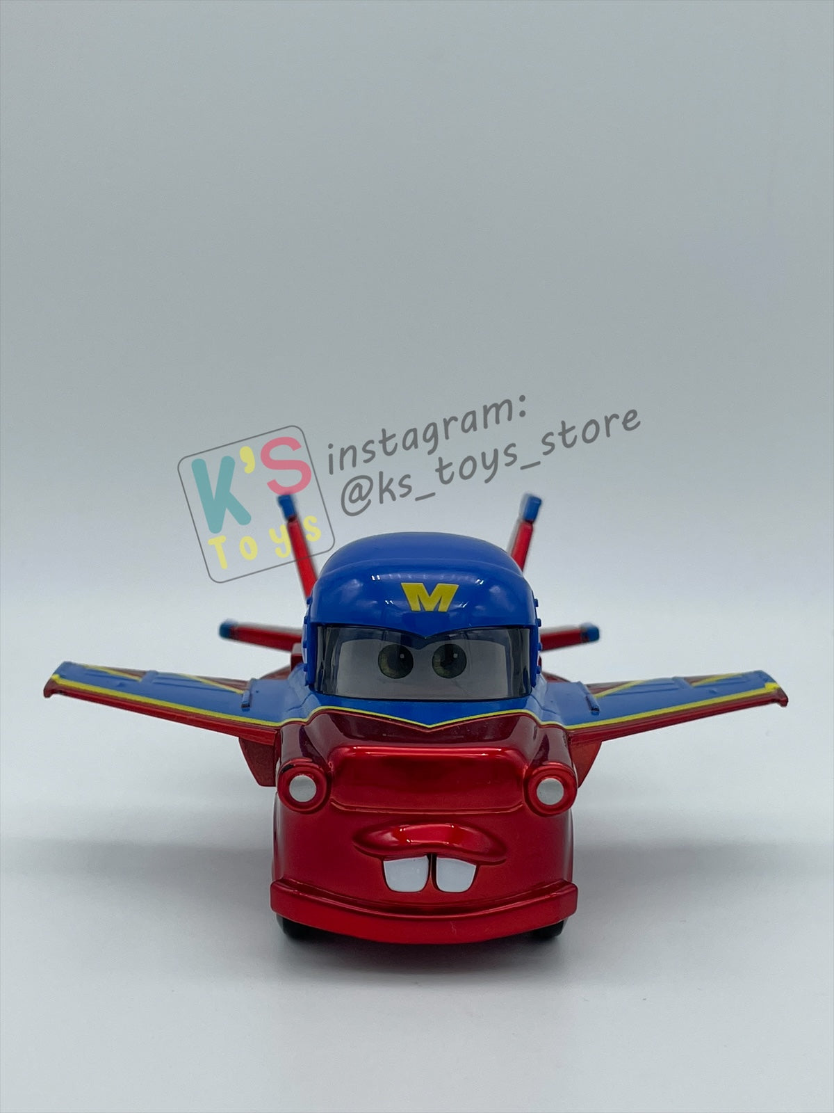 PRE-OWNED / LOOSE DISNEY PIXAR CARS 1:55 BY MATTEL - "HAWK MATER WITH METALLIC FINISH" EXCLUSIVE 2-PACKS TAKE FLIGHT - MINT CONDITION