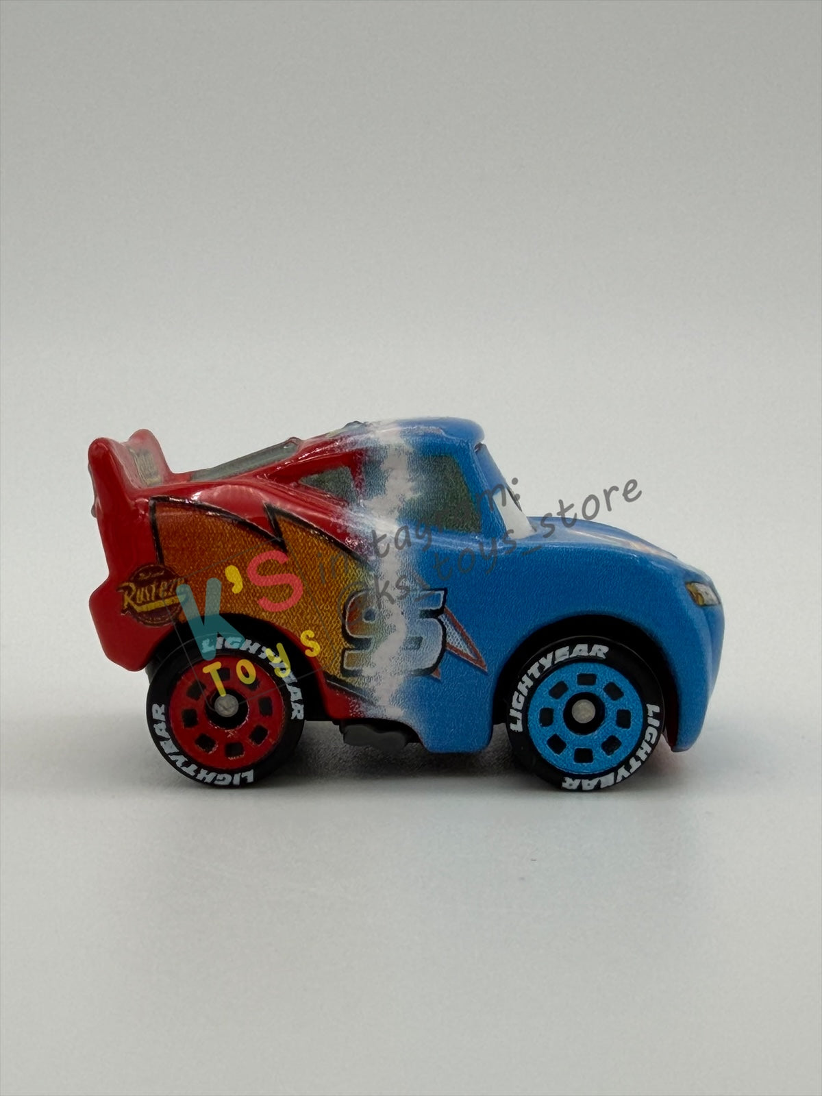 Loose Mini Racers Pixar Disney Cars, TRANSFORMING LIGHTNING MCQUEEN - Mint / Near Mint Condition