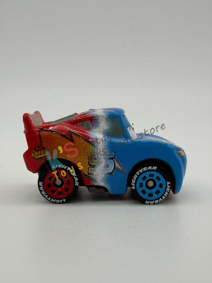 Loose Mini Racers Pixar Disney Cars, TRANSFORMING LIGHTNING MCQUEEN - Mint / Near Mint Condition