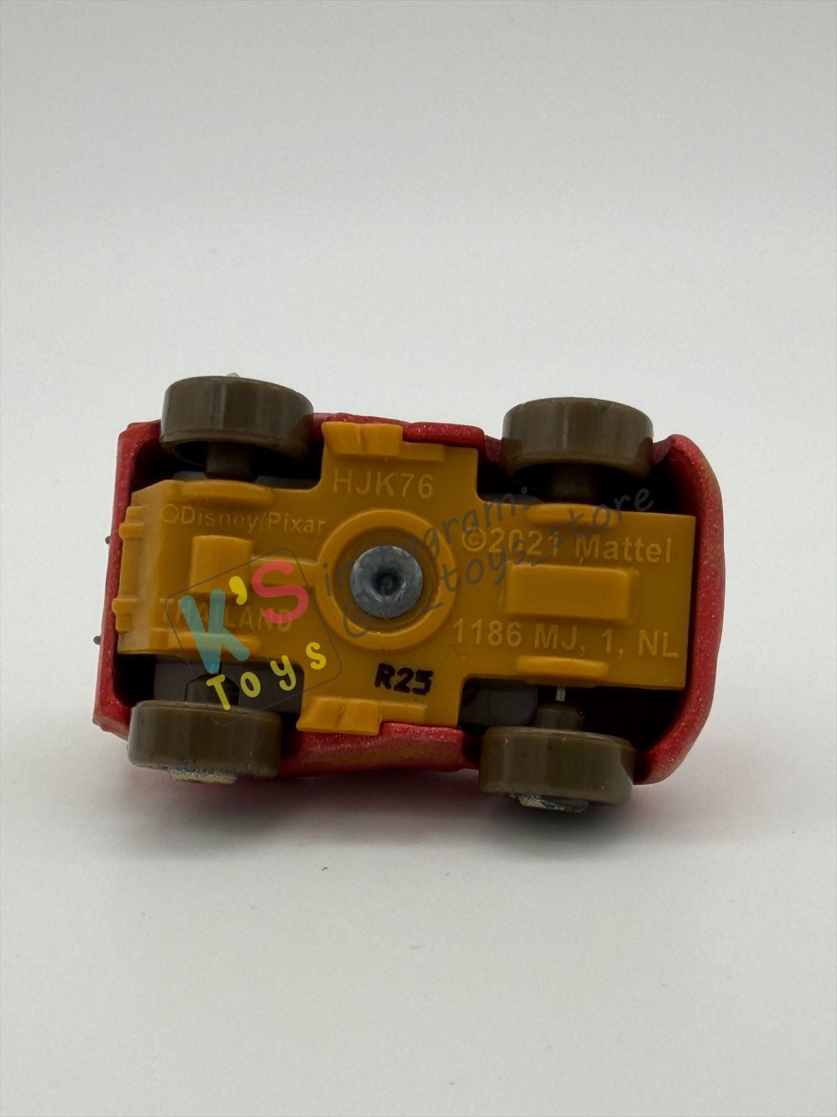 Loose Mini Racers Pixar Disney Cars, CAVE LIGHTNING MCQUEEN - Mint / Near Mint Condition