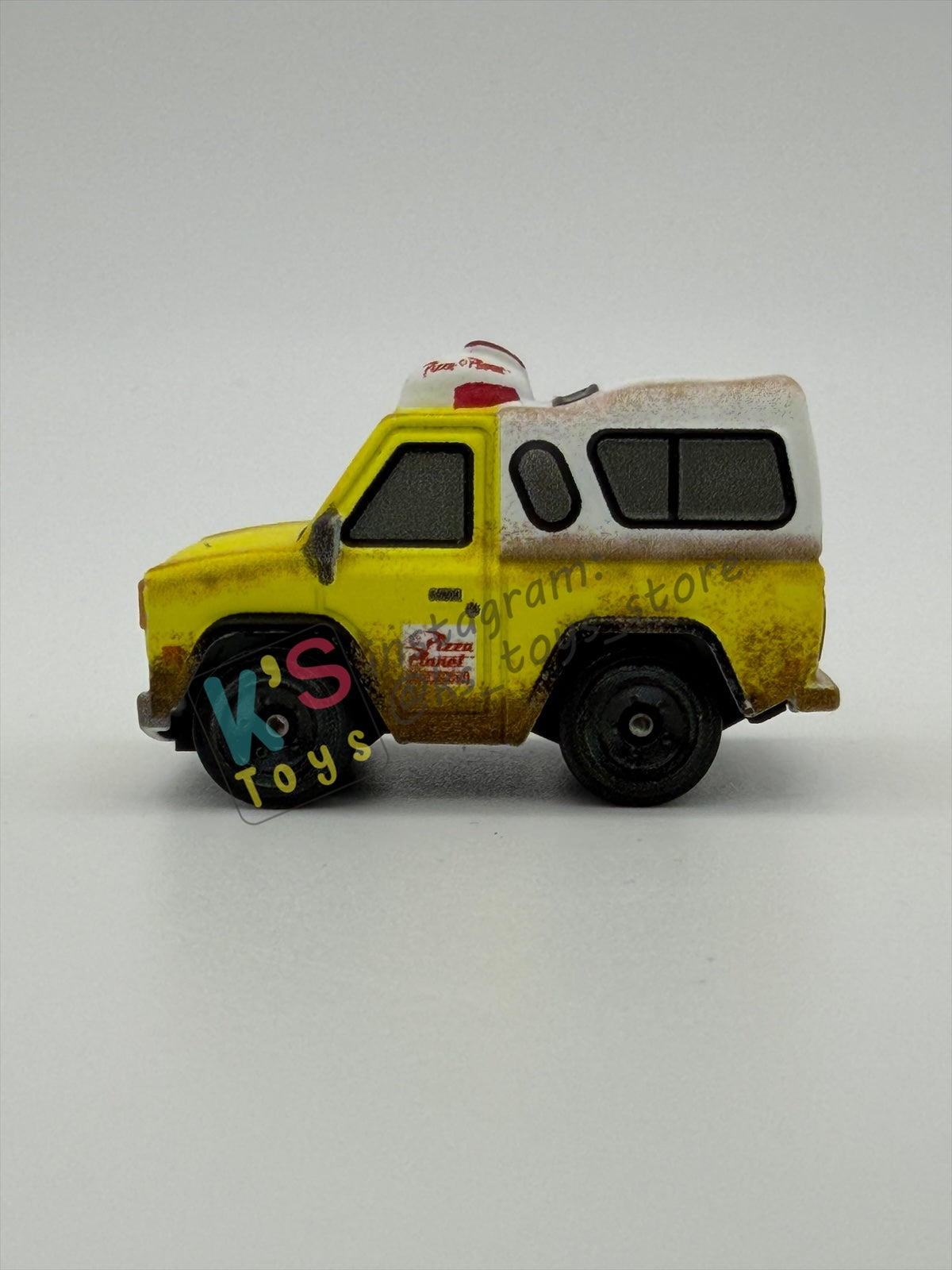 Loose Mini Racers Pixar Disney Cars, TODD PIZZA - Mint / Near Mint Condition