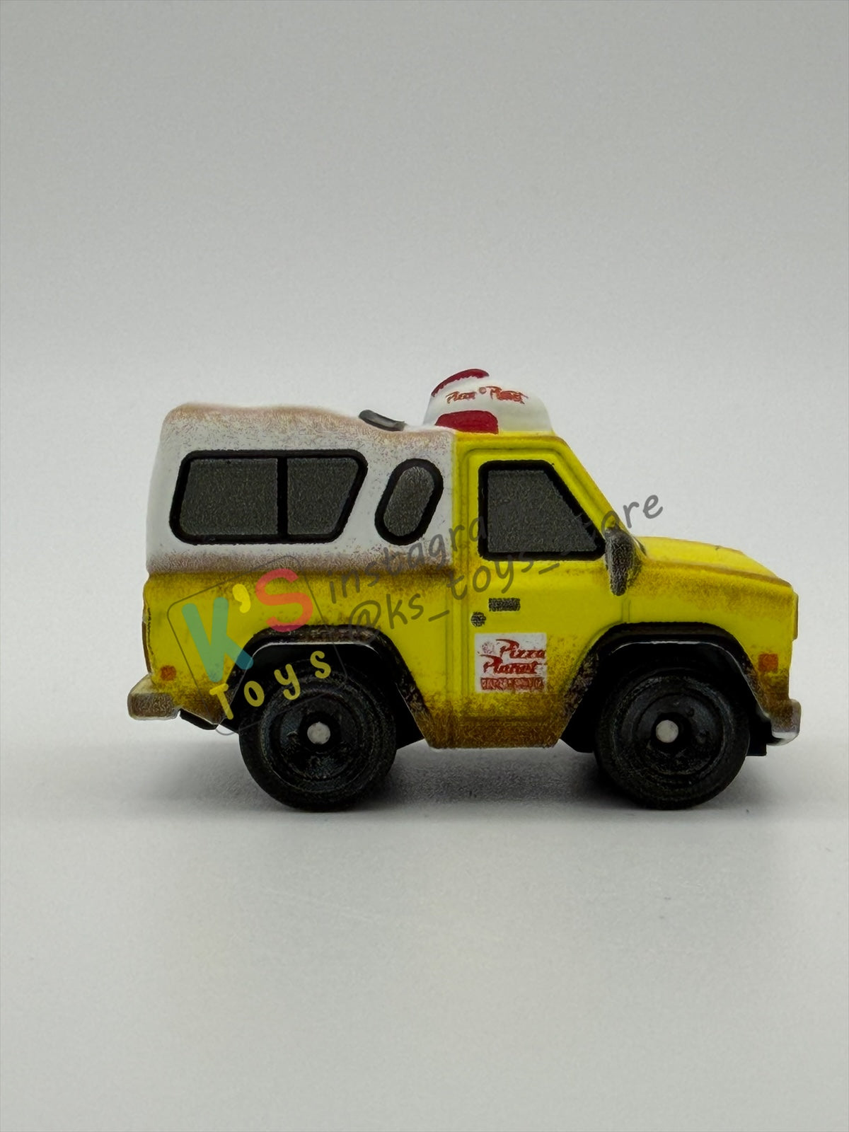 Loose Mini Racers Pixar Disney Cars, TODD PIZZA - Mint / Near Mint Condition