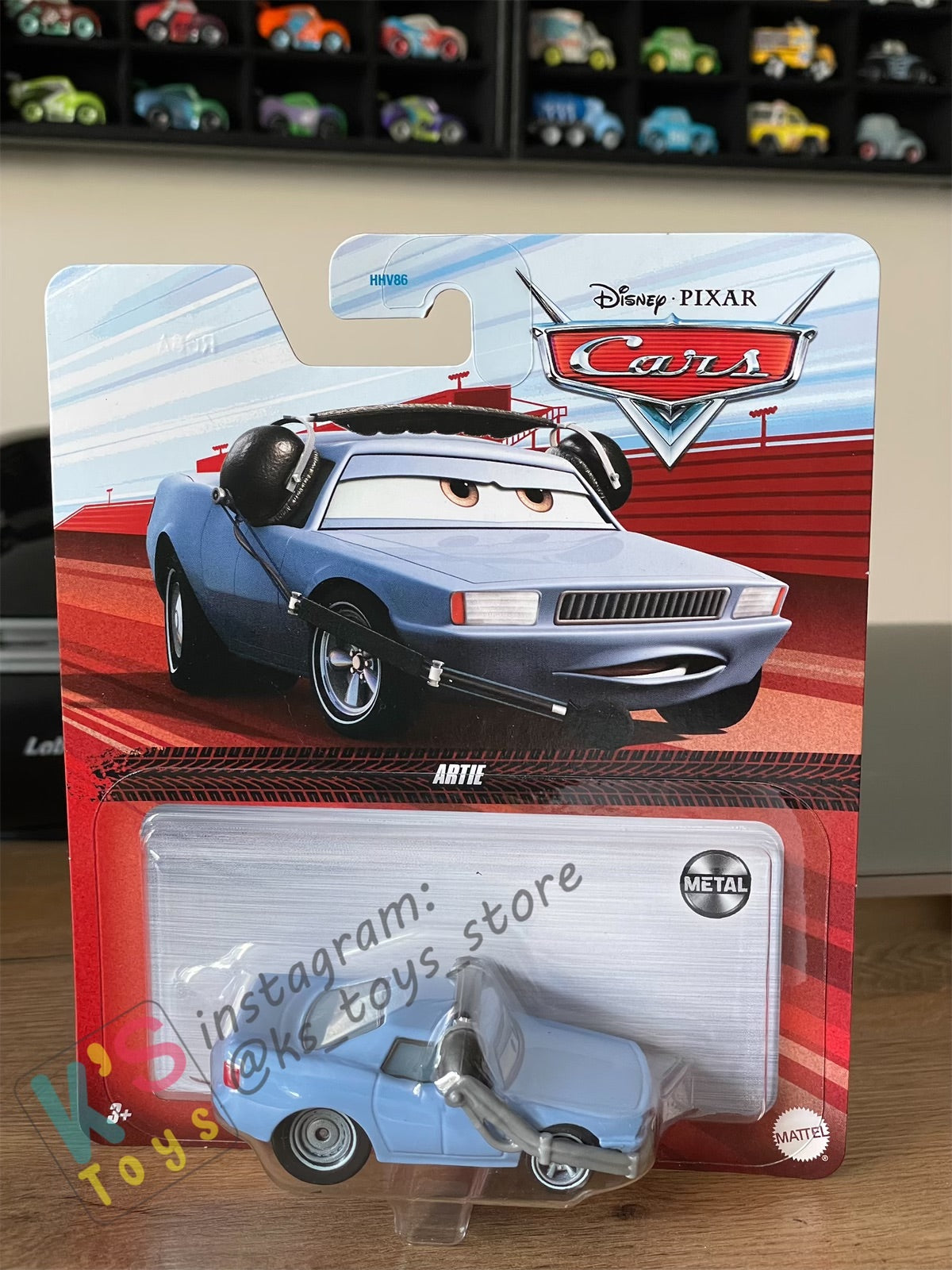 Disney Pixar Cars by MATTEL, ARTIE - 2022 RE-RELEASED - BNIP