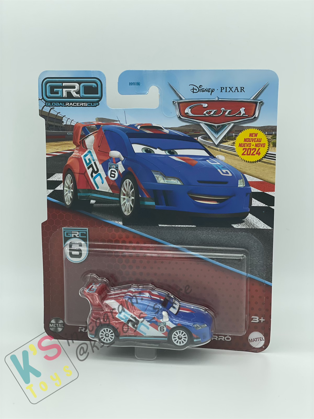 Disney Pixar Cars by MATTEL,  RAOUL CAROULE GRC - 2024 NEW RELEASE GRC SERIES - BNIP