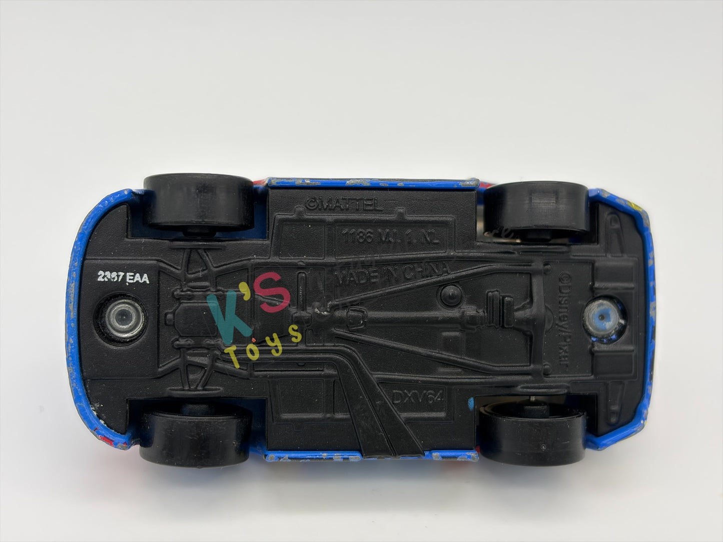 PRE-OWNED / LOOSE DISNEY PIXAR CARS 1:55 BY MATTEL - "REX REVLER" - CARS 3 PISTON CUP RACERS - PLAYED CONDITION