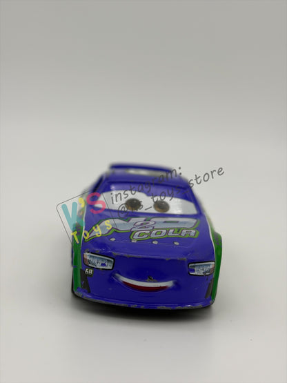 PRE-OWNED / LOOSE DISNEY PIXAR CARS 1:55 BY MATTEL - "PARKER BRAKESTON (NO 2 COLA #68)" CARS 3 PISTON CUP RACERS SERIES - PLAYED CONDITION