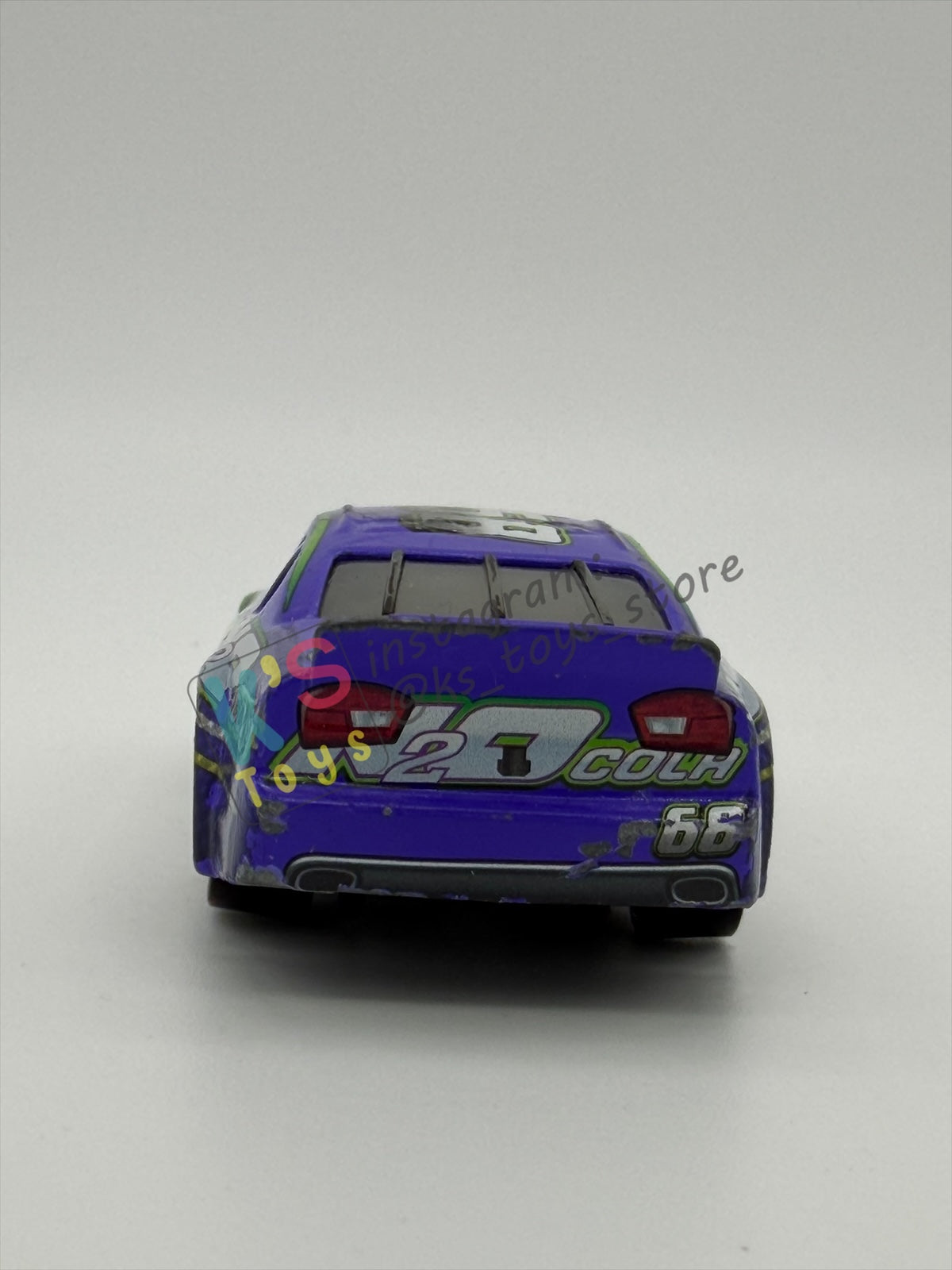 PRE-OWNED / LOOSE DISNEY PIXAR CARS 1:55 BY MATTEL - "PARKER BRAKESTON (NO 2 COLA #68)" CARS 3 PISTON CUP RACERS SERIES - PLAYED CONDITION