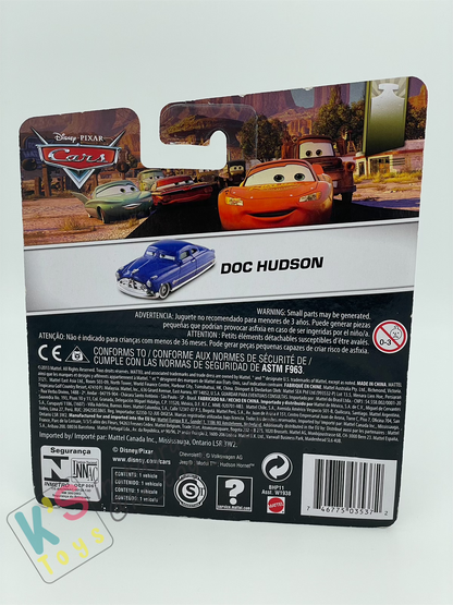 DISNEY PIXAR CARS BY MATTEL, DOC HUDSON - RADIATOR SPRINGS SERIES - BNIP