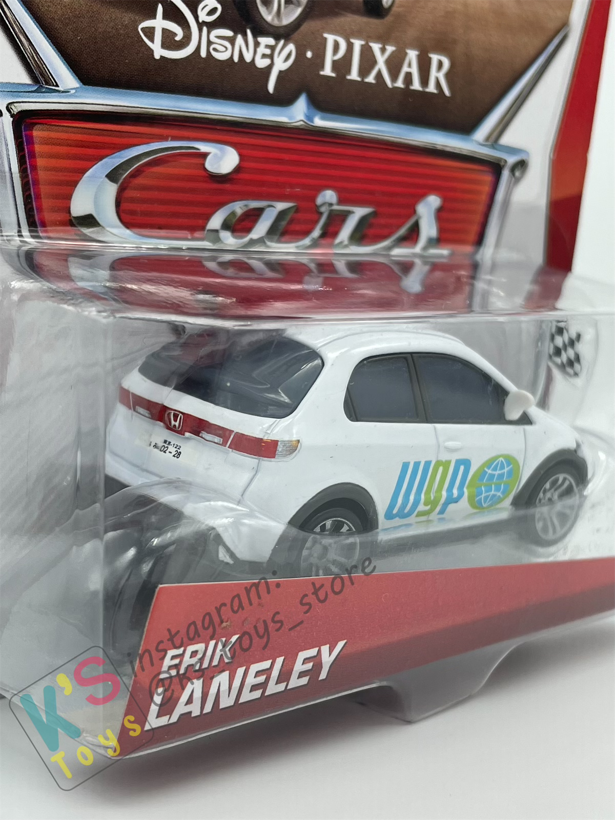 DISNEY PIXAR CARS BY MATTEL, ERIK LANELEY - WGP SERIES - BNIP