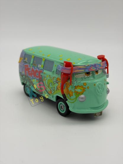 PRE-OWNED / LOOSE DISNEY PIXAR CARS - "PIT CREW MEMBER FILLMORE" CARS SERIES - NEAR MINT CONDITION
