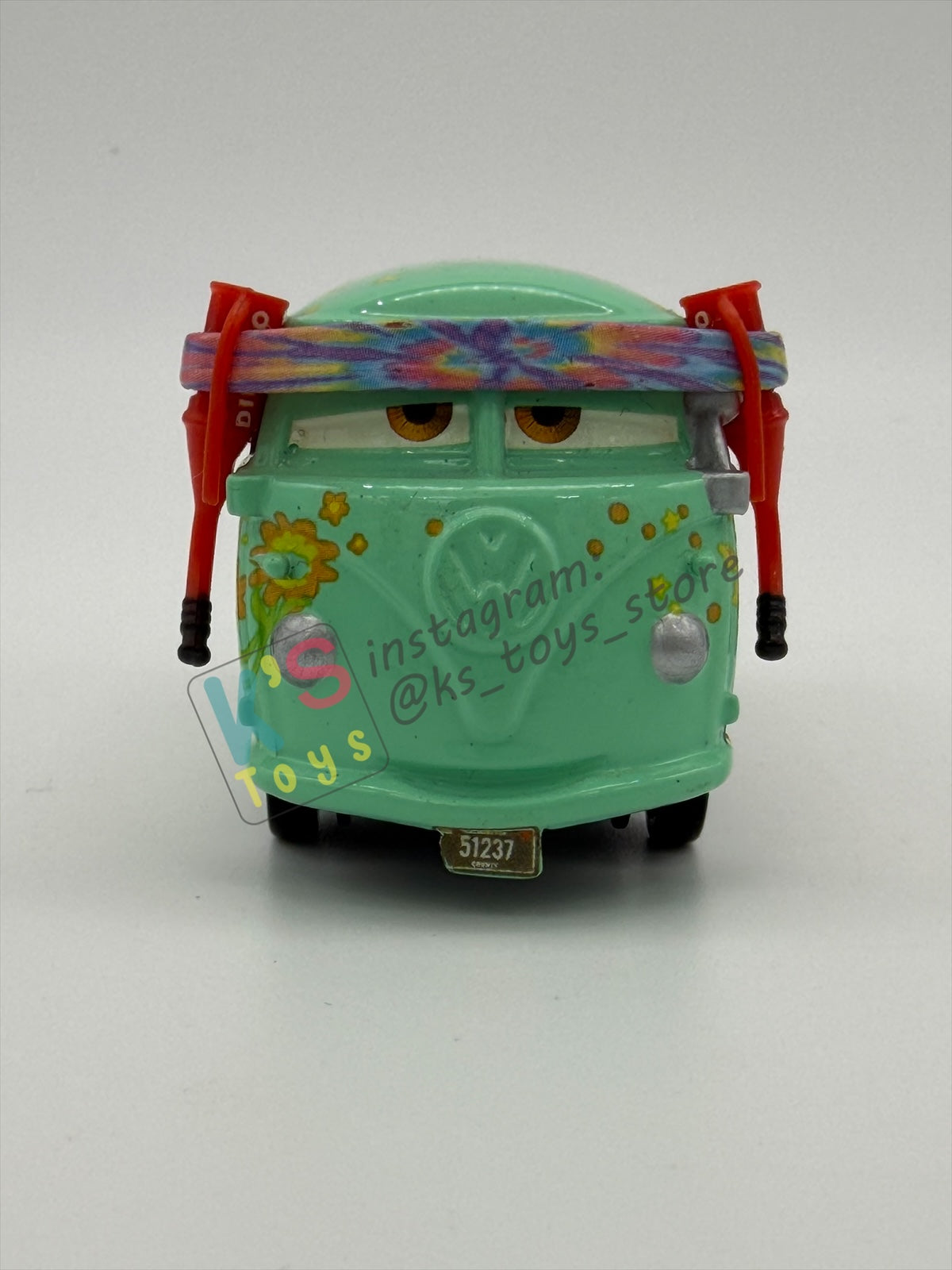 PRE-OWNED / LOOSE DISNEY PIXAR CARS - "PIT CREW MEMBER FILLMORE" CARS SERIES - NEAR MINT CONDITION