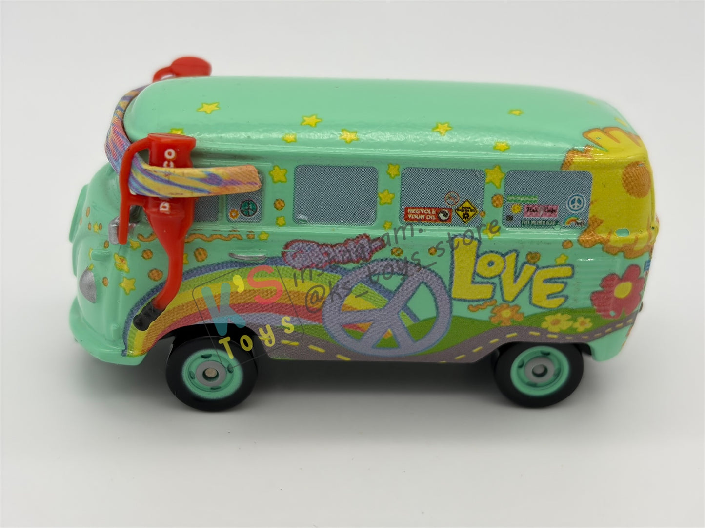 PRE-OWNED / LOOSE DISNEY PIXAR CARS - "PIT CREW MEMBER FILLMORE" CARS SERIES - NEAR MINT CONDITION