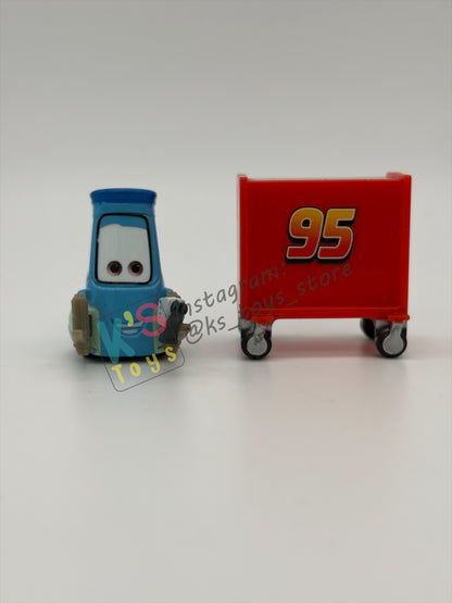 PRE-OWNED / LOOSE DISNEY PIXAR CARS - "PIT CREW MEMBER GUIDO" CARS SERIES - NEAR MINT CONDITION