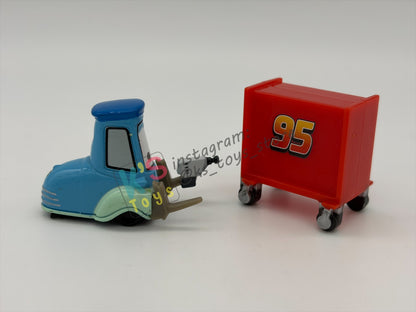PRE-OWNED / LOOSE DISNEY PIXAR CARS - "PIT CREW MEMBER GUIDO" CARS SERIES - NEAR MINT CONDITION