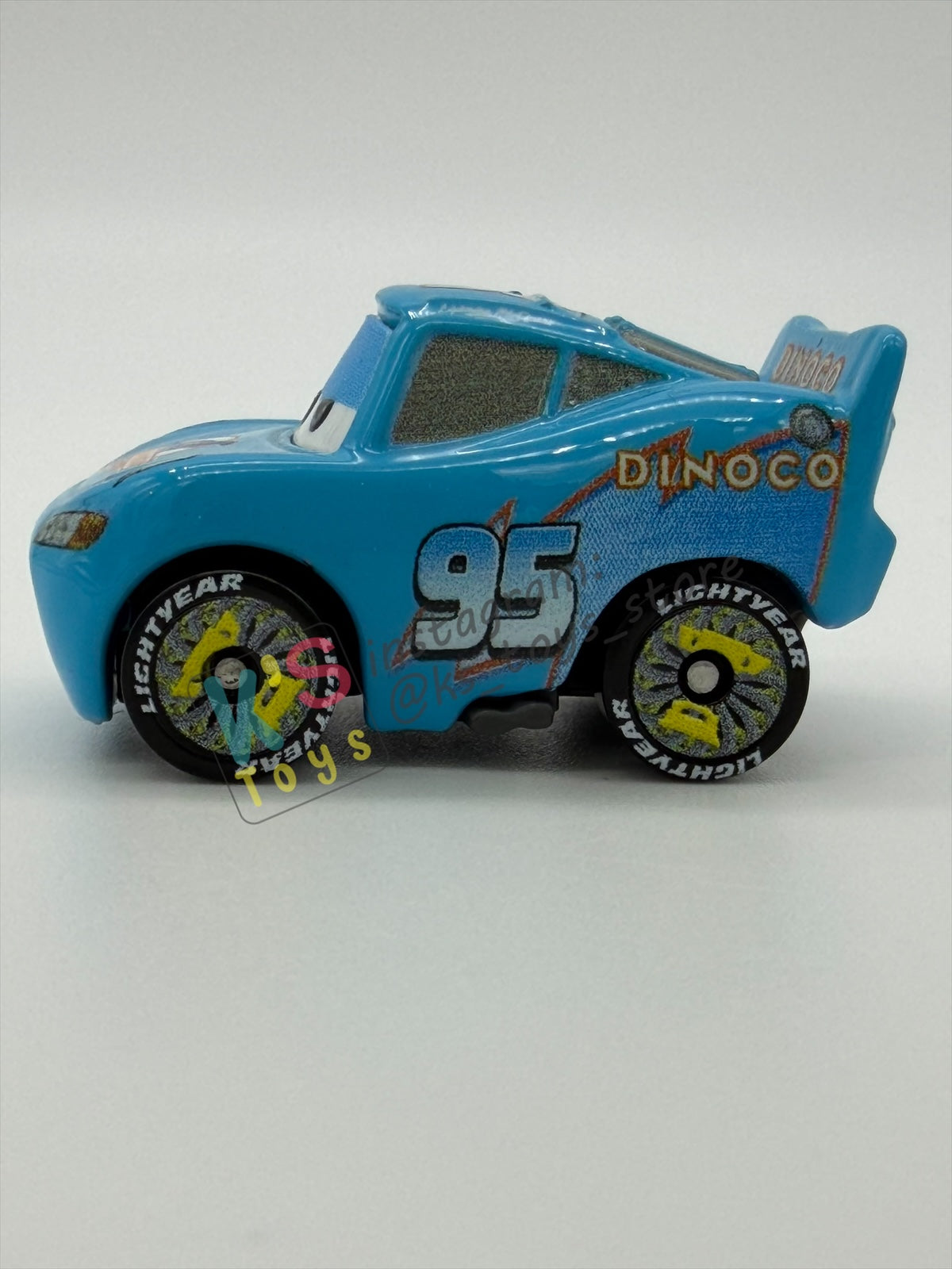 Loose Mini Racers Pixar Disney Cars, BLING BLING LIGHTNING MCQUEEN - Mint / Near Mint Condition