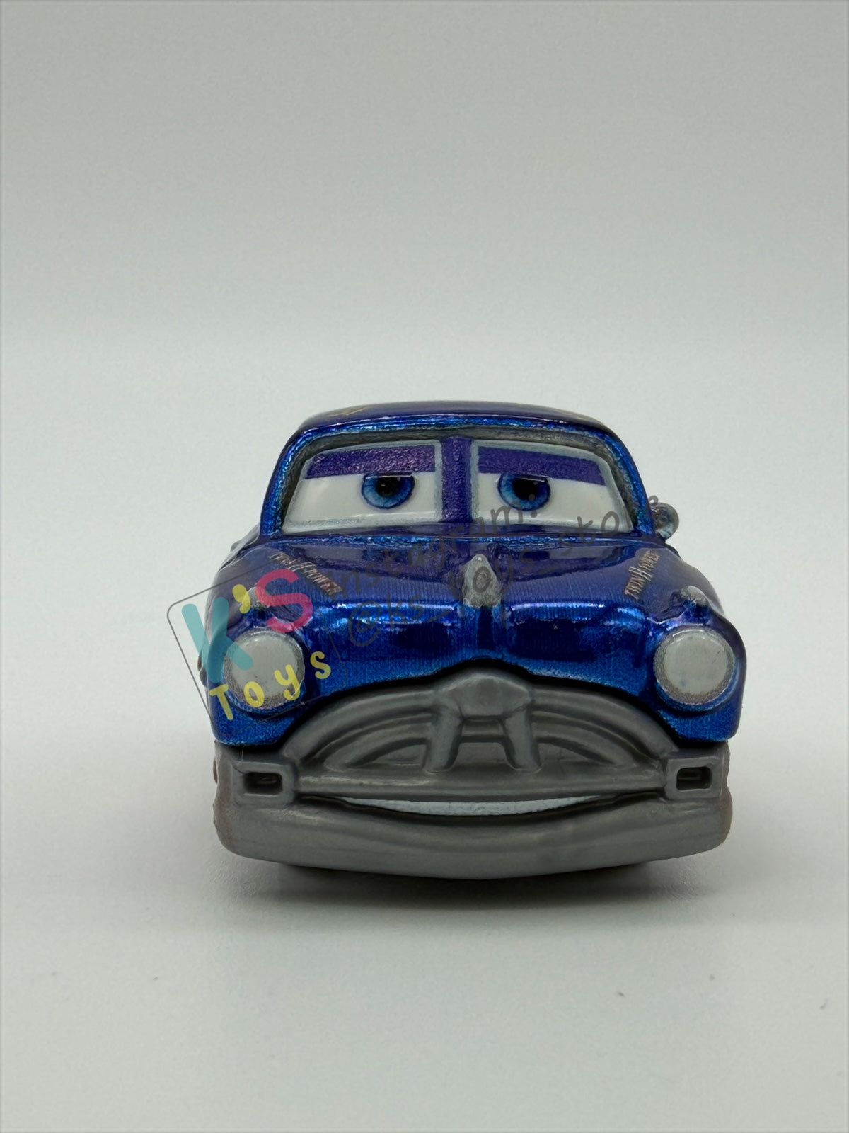 Loose Mini Racers Pixar Disney Cars, Metallic Fabulous Hudson Hornet - Displayed Condition