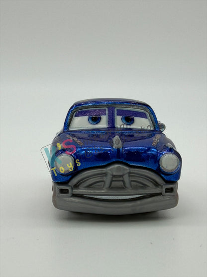 Loose Mini Racers Pixar Disney Cars, Metallic Fabulous Hudson Hornet - Displayed Condition