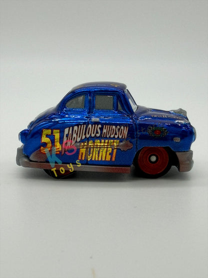 Loose Mini Racers Pixar Disney Cars, Metallic Fabulous Hudson Hornet - Displayed Condition