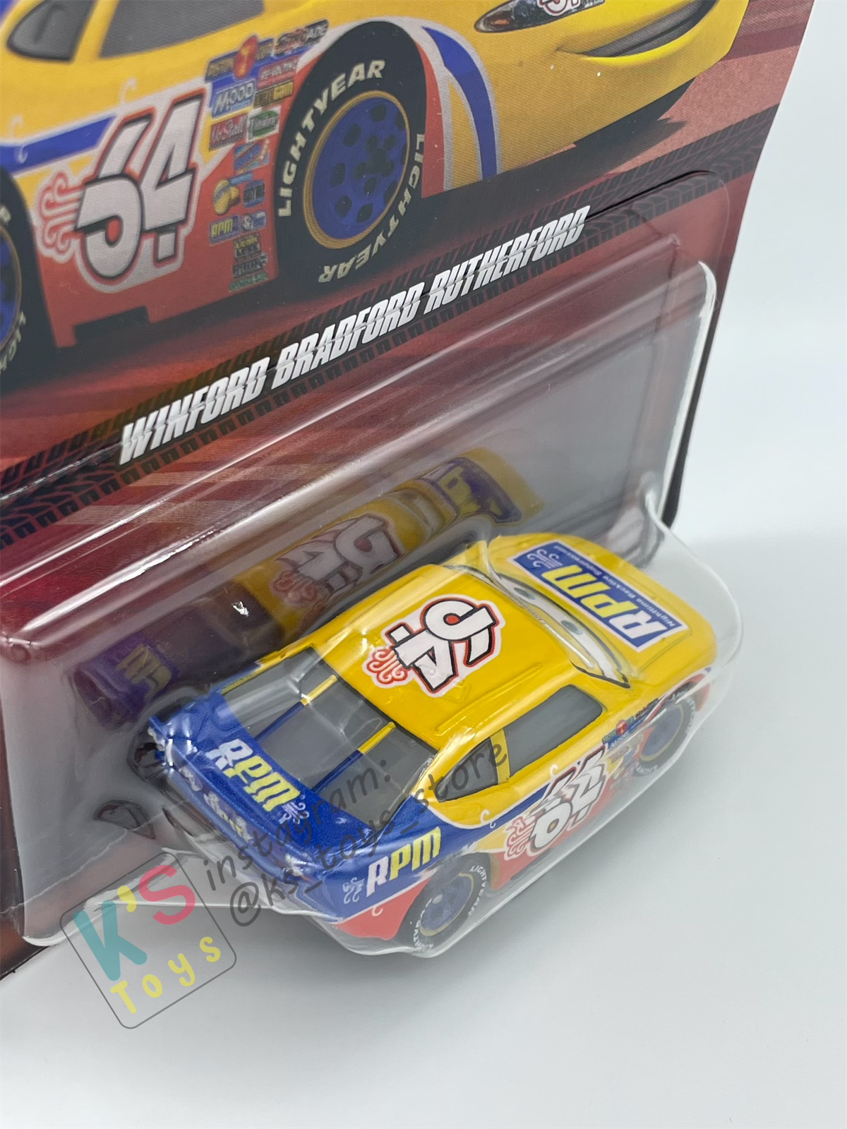 DISNEY PIXAR CARS BY MATTEL - "WINFORD BRADFORD RUTHERFORD"  2025 RE-RELEASED - BNIP