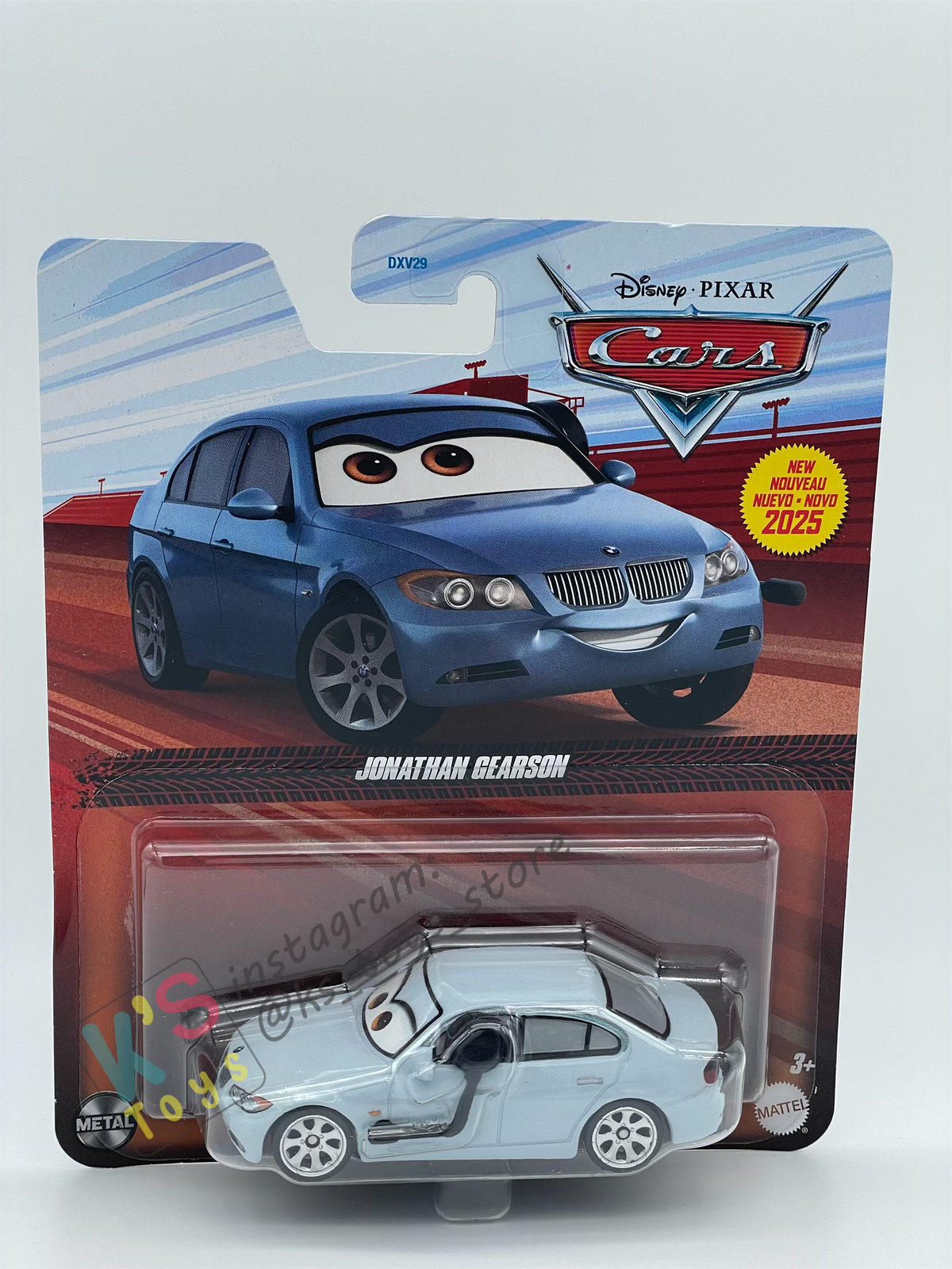 DISNEY PIXAR CARS BY MATTEL - "JONATHAN GEARSON"  2025 NEW RELEASED - BNIP