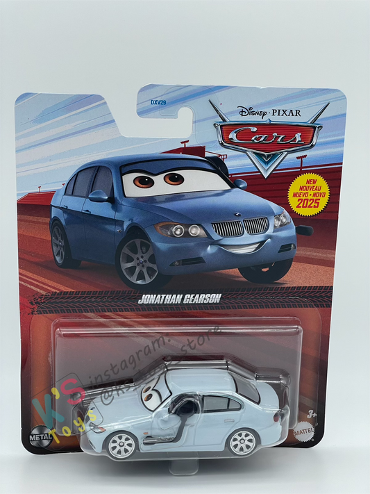 DISNEY PIXAR CARS BY MATTEL - "JONATHAN GEARSON"  2025 NEW RELEASED - BNIP