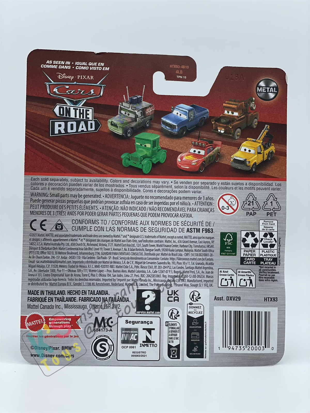 DISNEY PIXAR CARS BY MATTEL - "JONATHAN GEARSON"  2025 NEW RELEASED - BNIP