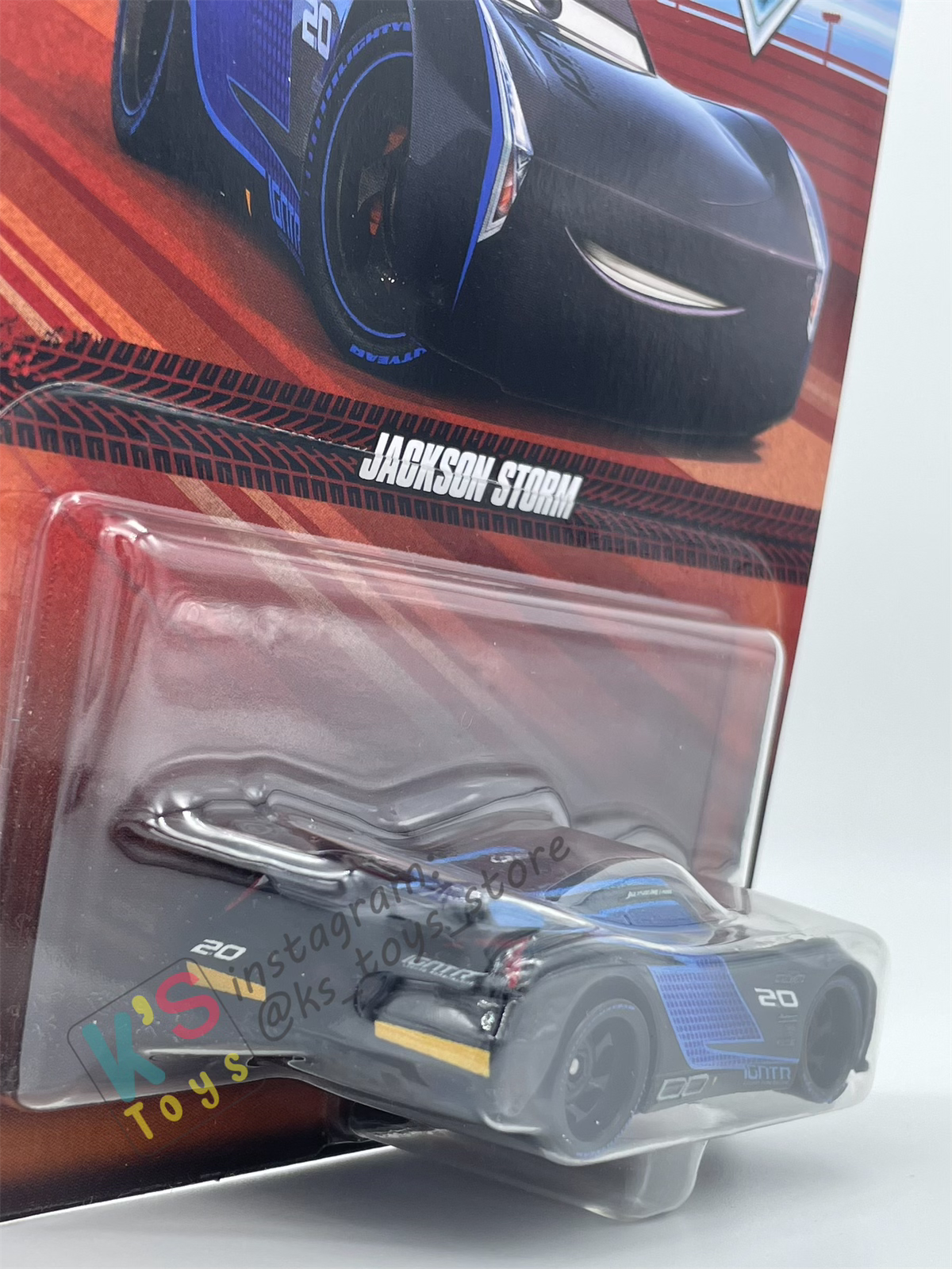 DISNEY PIXAR CARS BY MATTEL - "JACKSON STORM"  2025 RE-RELEASED - BNIP