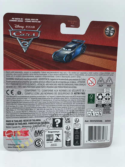 DISNEY PIXAR CARS BY MATTEL - "JACKSON STORM"  2025 RE-RELEASED - BNIP