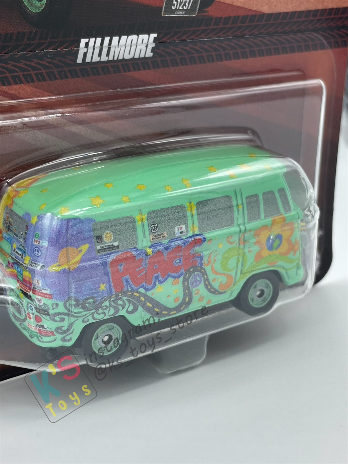 DISNEY PIXAR CARS BY MATTEL - "FILLMORE"  2025 RE-RELEASED - BNIP